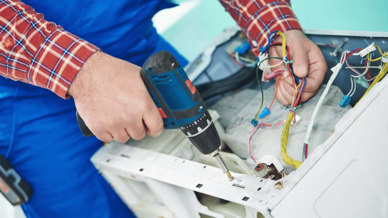 Bakırköy Samsung Samsung çamaşır makinesi kart tamiri – Su almama arızası orijinal parça ile giderildi. - Teknik servis örneği